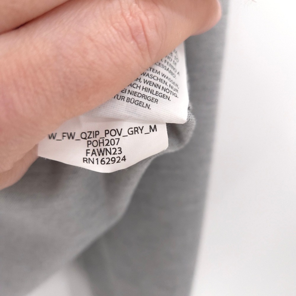 Bylt Fairway Quarter Zip Womens Size M Grey Performance Long Sleeve - Picture 11 of 12